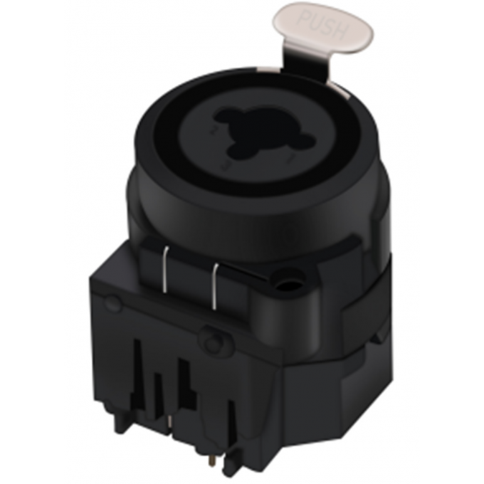 Разъём панельный под пайку на плату 3PIN XLR/6.35MM JACK мама TAVERLAB C1013