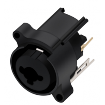 Разъём панельный под пайку на плату 3PIN XLR/6.35MM JACK мама TAVERLAB C1015