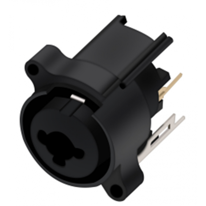 Разъём панельный под пайку на плату 3PIN XLR/6.35MM JACK мама TAVERLAB C1015