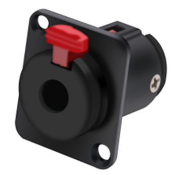 Разъём панельный джек 6.35 "мама", чёрный TAVERLAB C1025-BLACK Разъём панельный джек 6.35 "мама", чёрный TAVERLAB C1025-BLACK