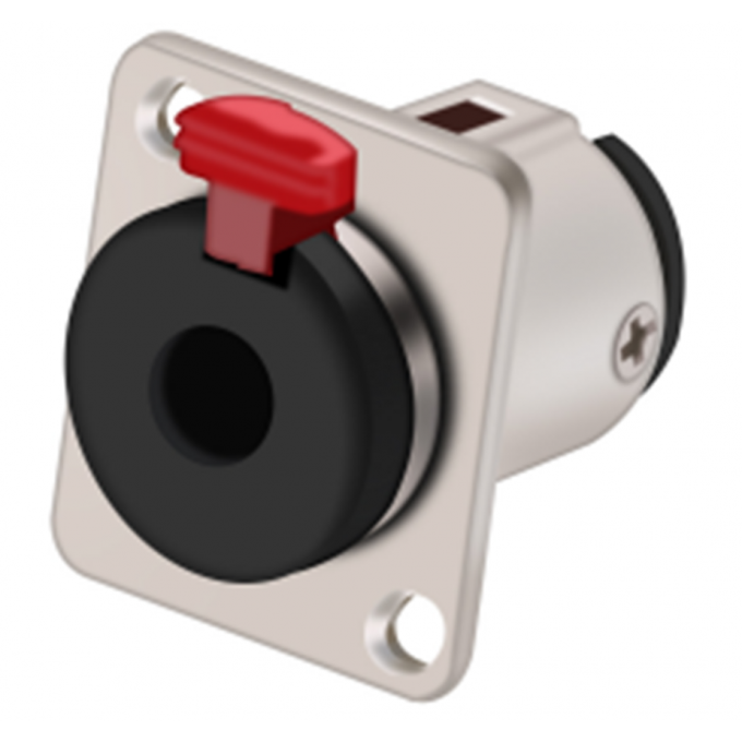 Разъём панельный джек 6.35 "мама", серебро TAVERLAB C1025-SILVER