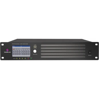 4-канальный усилитель класса D 4x600 со встроенным DSP и Dante модулем TAVERLAB CUPRUM-D4600D