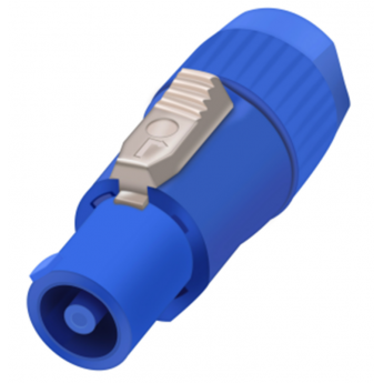 Разъём питания входной 3-контактный папа POWERCON, синий TAVERLAB E1004-M Разъём питания входной 3-контактный папа POWERCON, синий TAVERLAB E1004-M