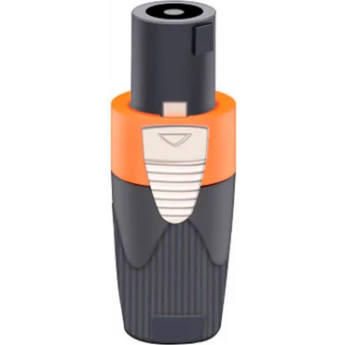 Разъём кабельный 4PIN Speaker Connector "папа", оранжевый TAVERLAB F1010-ORANGE