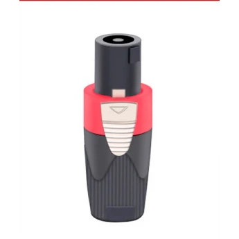 Разъём кабельный 4PIN Speaker Connector "папа", красный TAVERLAB F1010-RED