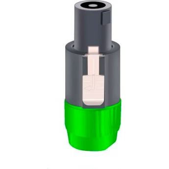 Разъём кабельный 4PIN Speaker Connector "папа", зелёный TAVERLAB F1011-GREEN