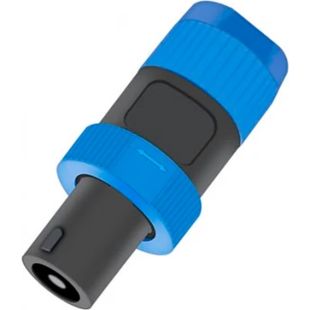 Разъём кабельный 4PIN Speaker Connector "папа", синий TAVERLAB F1012-BLUE