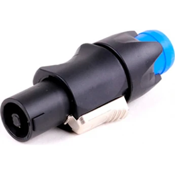 Разъём кабельный 4PIN Speaker Connector "папа", синий TAVERLAB F1015-BLUE