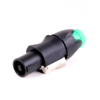Разъём кабельный 4PIN Speaker Connector "папа", зелёный TAVERLAB F1015-GREEN Разъём кабельный 4PIN Speaker Connector "папа", зелёный TAVERLAB F1015-GREEN