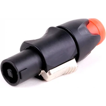 Разъём кабельный 4PIN Speaker Connector "папа", оранжевый TAVERLAB F1015-ORANGE