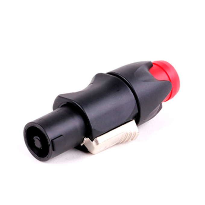 Разъём кабельный 4PIN Speaker Connector "папа", красный TAVERLAB F1015-RED