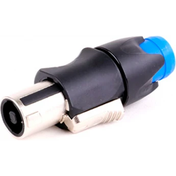 Разъём кабельный 4PIN Speaker Connector "папа", синий TAVERLAB F1016-BLUE