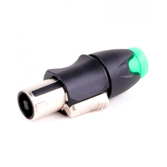 Разъём кабельный 4PIN Speaker Connector "папа", зелёный TAVERLAB F1016-GREEN Разъём кабельный 4PIN Speaker Connector "папа", зелёный TAVERLAB F1016-GREEN