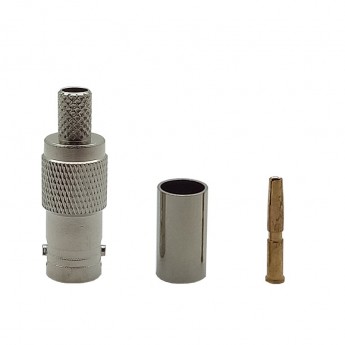 Разъём кабельный RG58 BNC мама, под обжим TAVERLAB T1005-RG58 Разъём кабельный RG58 BNC мама, под обжим TAVERLAB T1005-RG58