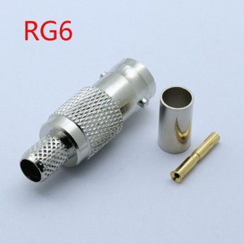 Разъём кабельный RG6 BNC мама под обжим TAVERLAB T1005-RG6 Разъём кабельный RG6 BNC мама под обжим TAVERLAB T1005-RG6